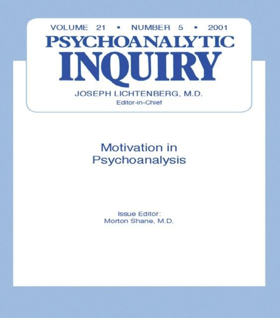 Motivation and Psychoanalysis main product photo