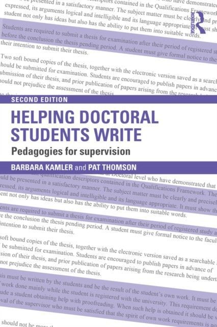 Helping Doctoral Students Write main product photo