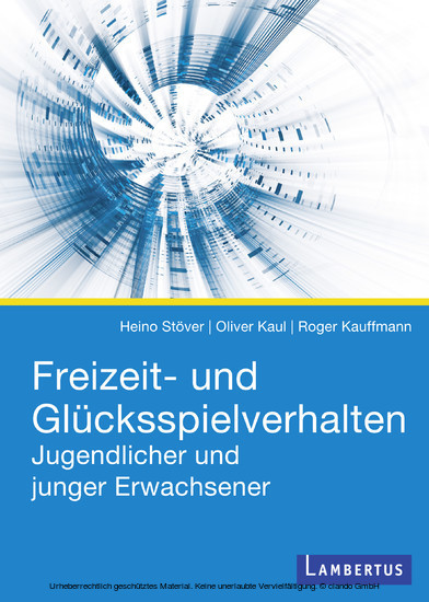 Freizeit- und Glücksspielverhalten Jugendlicher und junger Erwachsener main product photo