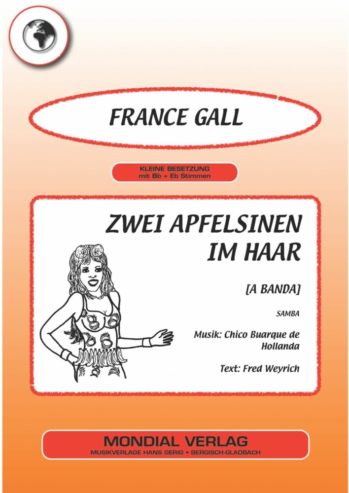 Zwei Apfelsinen im Haar main product photo