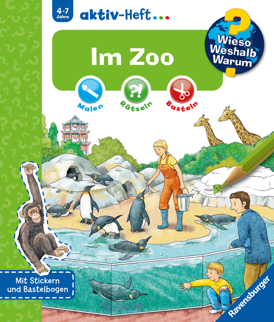 Wieso? Weshalb? Warum? aktiv-Heft - Im Zoo main product photo