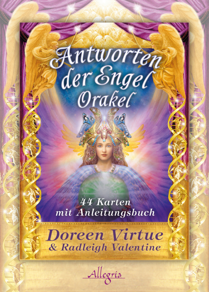 Antworten der Engel-Orakel, Orakelkarten m. Begleitbuch main product photo