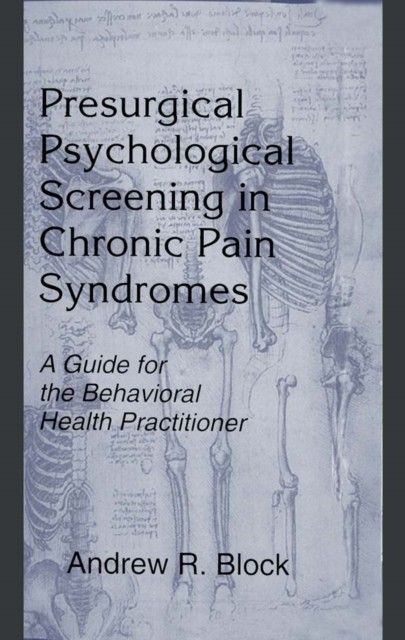 Presurgical Psychological Screening in Chronic Pain Syndromes main product photo