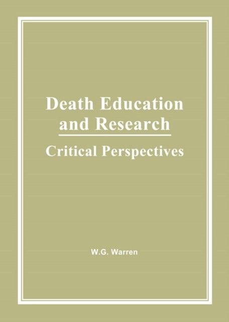 Death Education and Research main product photo