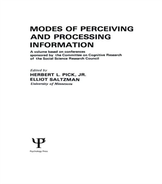 Modes of Perceiving and Processing Information main product photo