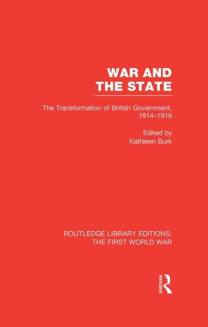 War and the State (RLE The First World War) main product photo