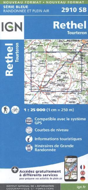 IGN Karte, Serie Bleue Top 25 Rethel Tourteron main product photo