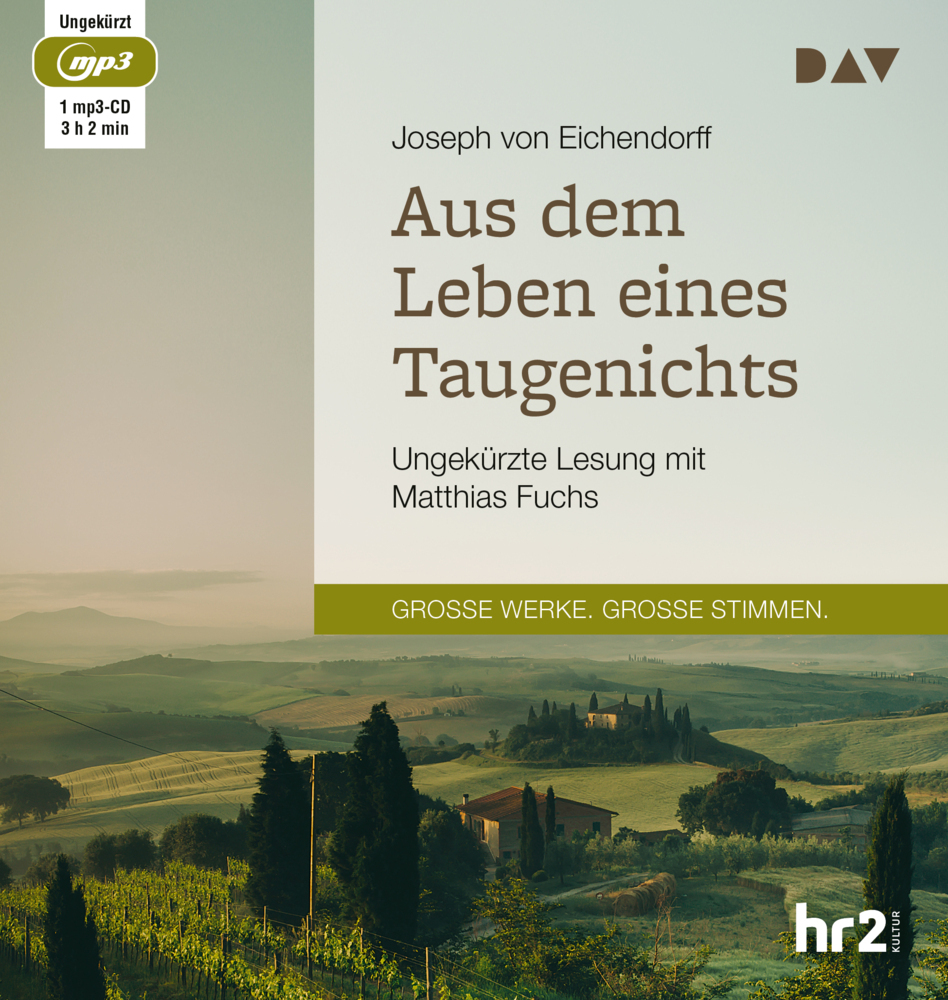Aus dem Leben eines Taugenichts, 1 Audio-CD, 1 MP3 main product photo
