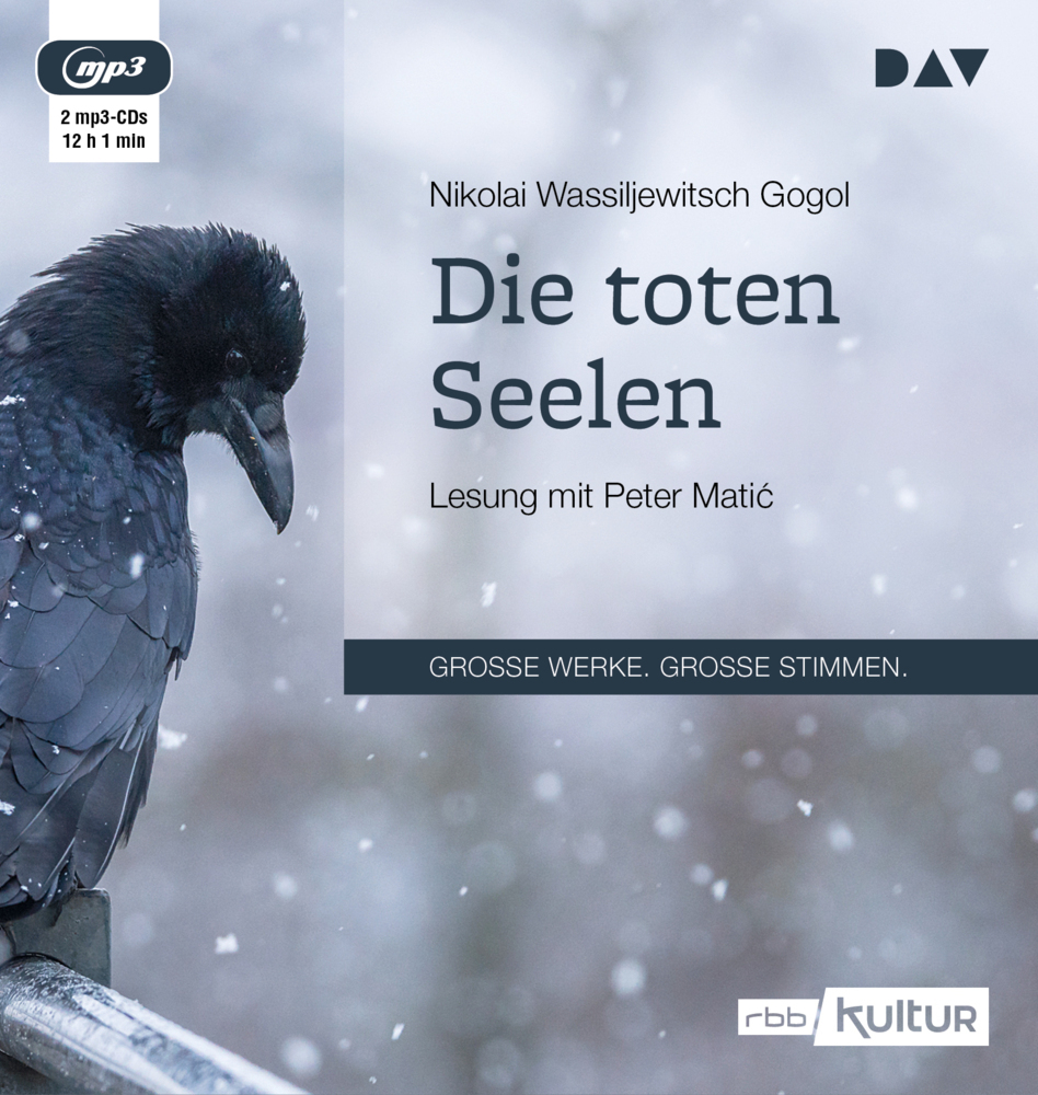 Die toten Seelen, 2 Audio-CD, 2 MP3 main product photo