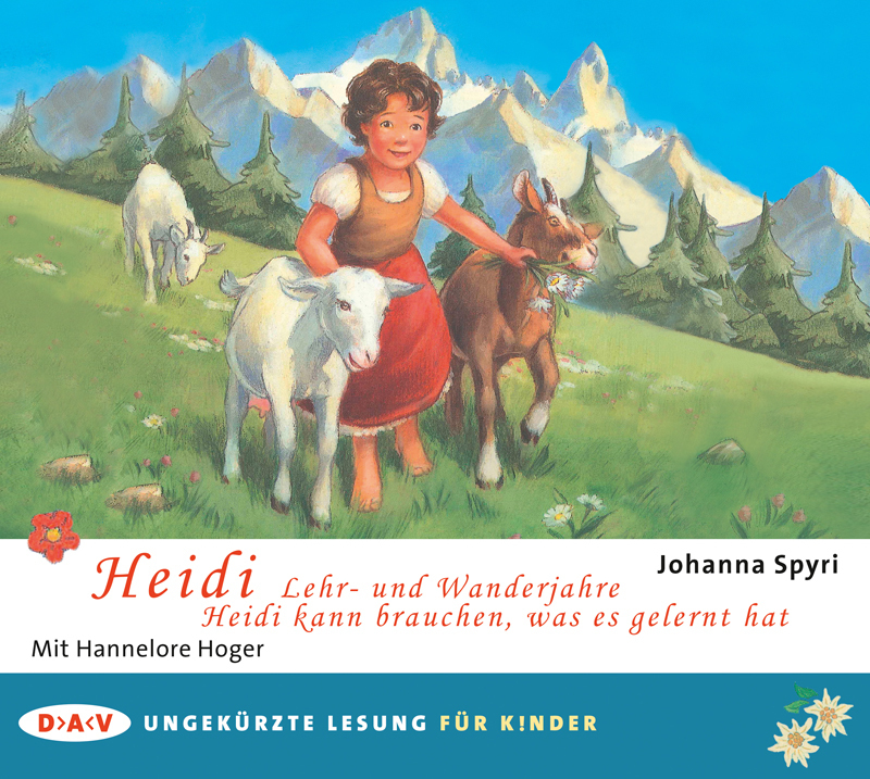 Heidi - Lehr- und Wanderjahre / Heidi kann brauchen, was es gelernt hat, 2 Audio-CD main product photo