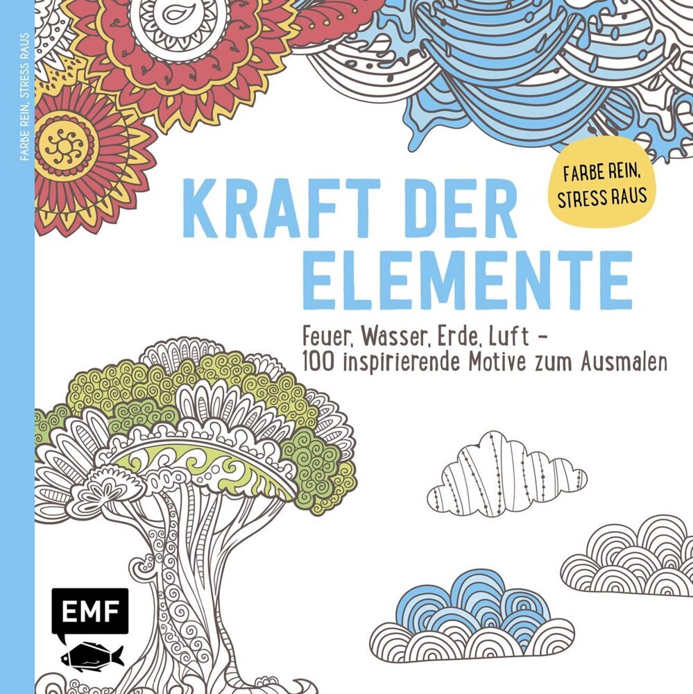 Kraft der Elemente, Ausmalbuch für Erwachsene main product photo
