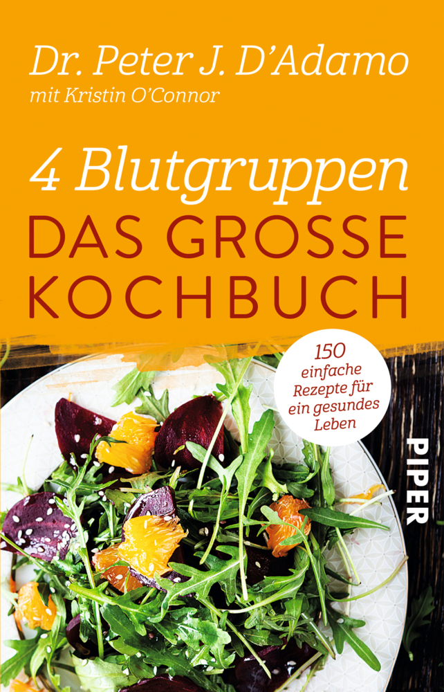 4 Blutgruppen - Das große Kochbuch main product photo
