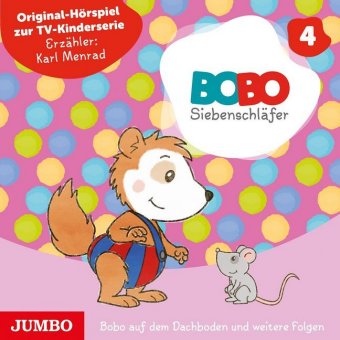 Bobo Siebenschläfer - Bobo auf dem Dachboden und weitere Folgen. Tl.4, Audio-CD