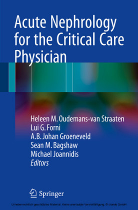 Acute Nephrology for the Critical Care Physician
