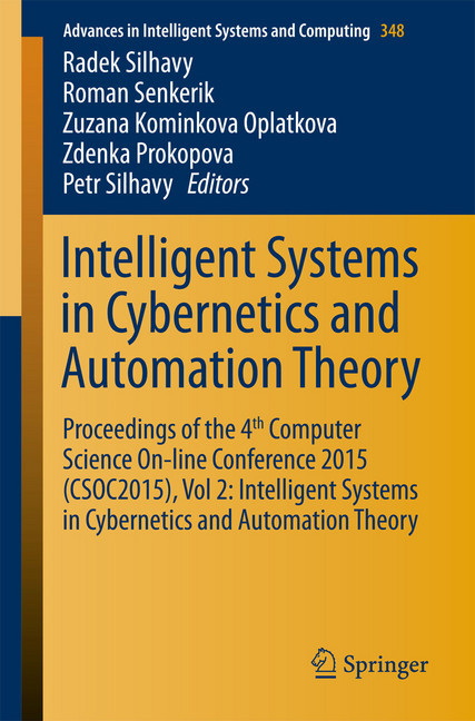 Intelligent Systems in Cybernetics and Automation Theory main product photo