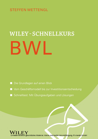Wiley-Schnellkurs BWL main product photo