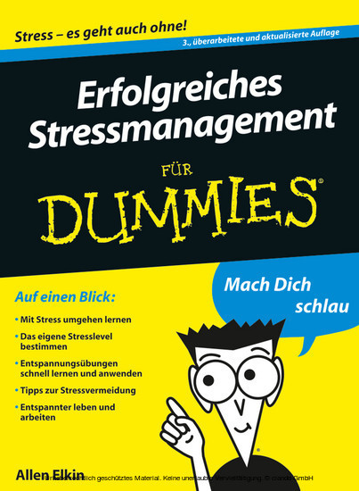 Erfolgreiches Stressmanagement für Dummies main product photo