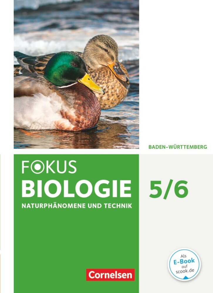 Fokus Biologie - Neubearbeitung - Baden-Württemberg - 5./6. Schuljahr: Biologie, Naturphänomene und Technik main product photo