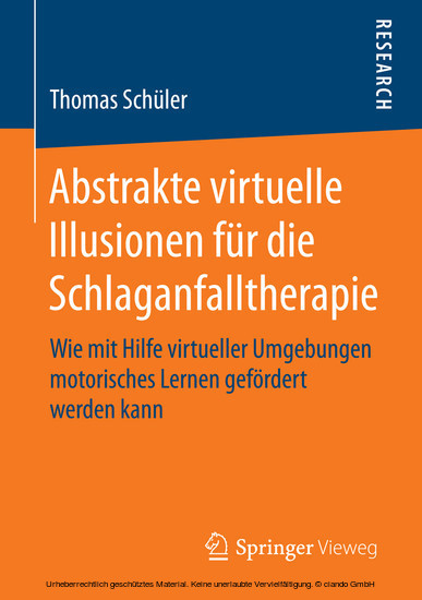Abstrakte virtuelle Illusionen für die Schlaganfalltherapie main product photo