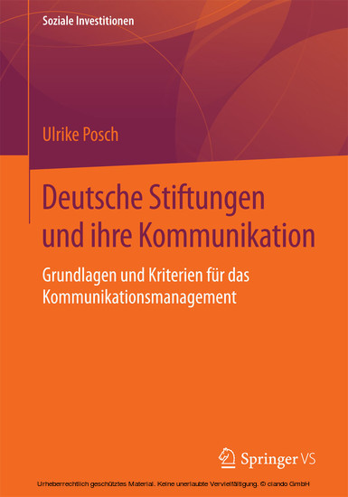 Deutsche Stiftungen und ihre Kommunikation main product photo