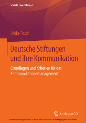Deutsche Stiftungen und ihre Kommunikation