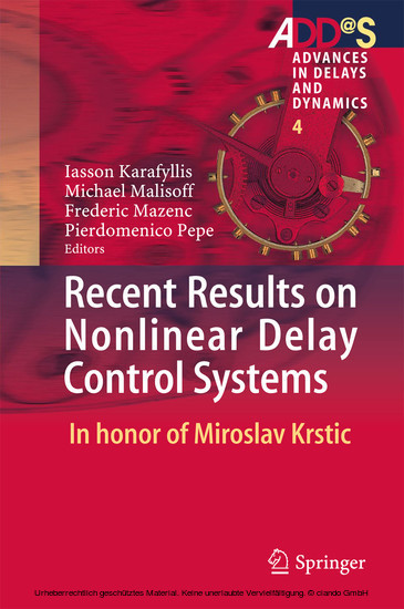 Recent Results on Nonlinear Delay Control Systems main product photo