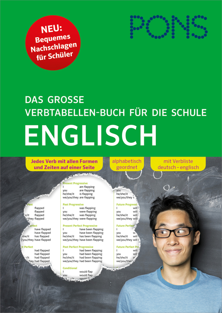PONS Das große Verbtabellen-Buch für die Schule - Englisch main product photo