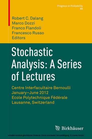Stochastic Analysis: A Series of Lectures main product photo