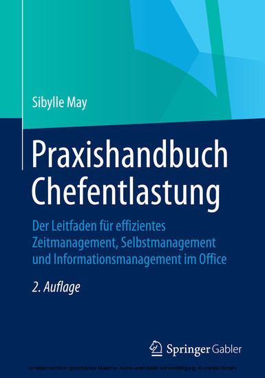 Praxishandbuch Chefentlastung main product photo