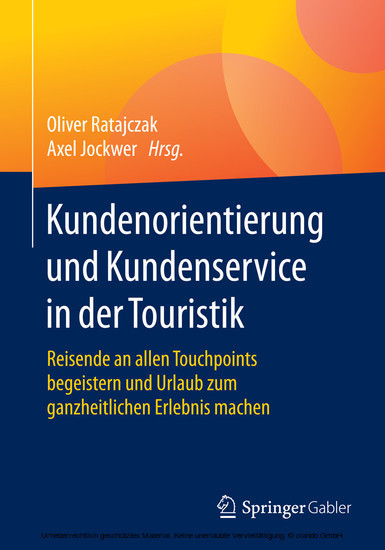 Kundenorientierung und Kundenservice in der Touristik main product photo
