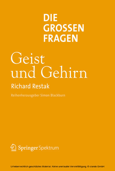 Die großen Fragen - Geist und Gehirn main product photo