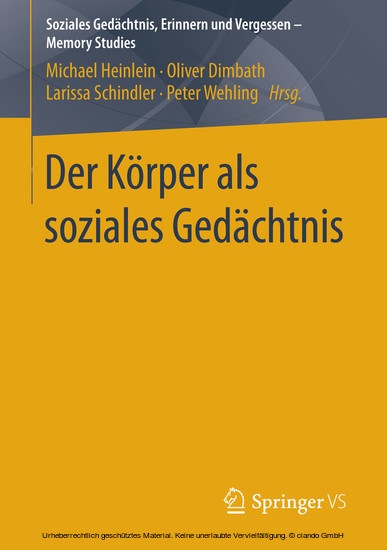 Der Körper als soziales Gedächtnis main product photo