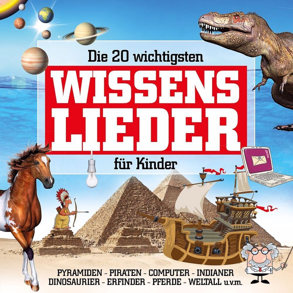 Die 20 wichtigsten Wissenslieder für Kinder, 1 Audio-CD main product photo