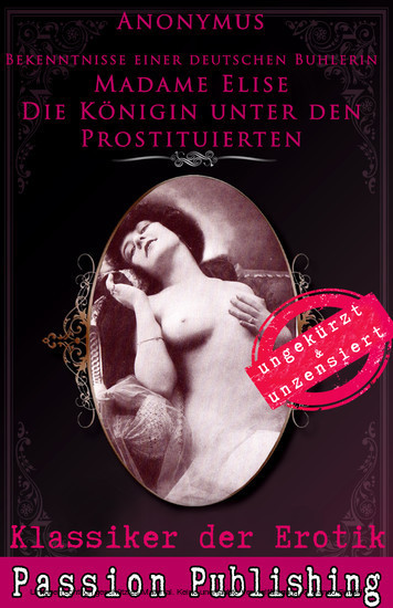 Klassiker der Erotik Nr. 72: Madame Elise Die Königin unter den Prostituierten main product photo