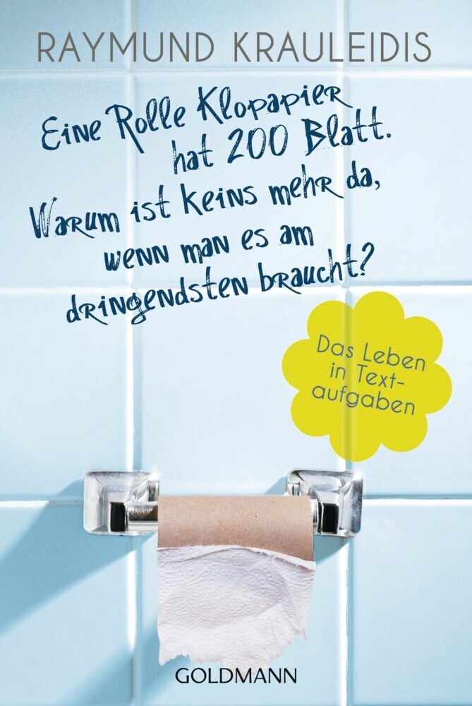 Eine Rolle Klopapier hat 200 Blatt. Warum ist keins mehr da, wenn man es am dringendsten braucht? main product photo