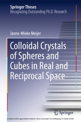 Colloidal Crystals of Spheres and Cubes in Real and Reciprocal Space