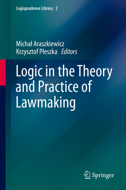 Logic in the Theory and Practice of Lawmaking main product photo
