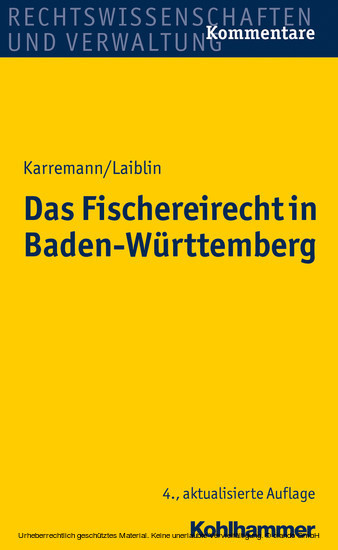 Das Fischereirecht in Baden-Württemberg main product photo