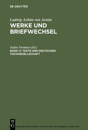 Texte der deutschen Tischgesellschaft