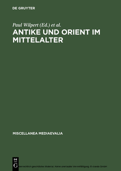 Antike und Orient im Mittelalter main product photo