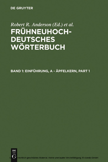 Einführung, a - äpfelkern main product photo