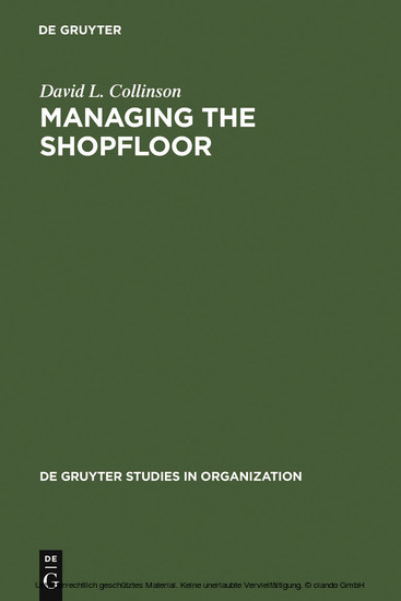 Managing the Shopfloor main product photo