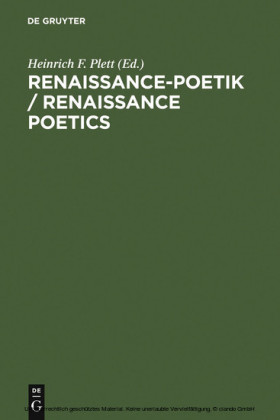 Renaissance-Poetik / Renaissance Poetics