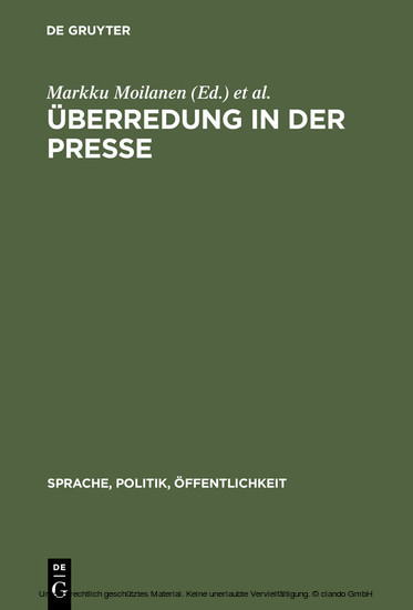 Überredung in der Presse main product photo