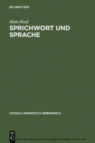 Sprichwort und Sprache main product photo