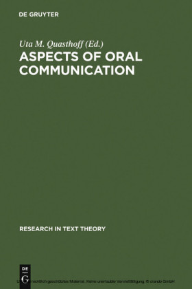 Aspects of Oral Communication