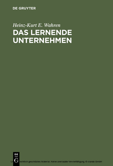 Das lernende Unternehmen main product photo