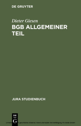 BGB Allgemeiner Teil