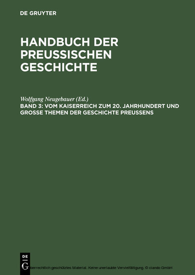 Vom Kaiserreich zum 20. Jahrhundert und Große Themen der Geschichte Preußens main product photo