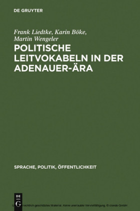 Politische Leitvokabeln in der Adenauer-Ära